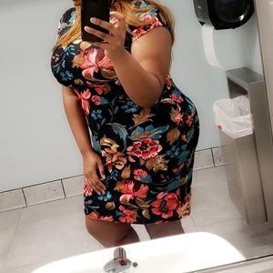 Floral Dress 1x